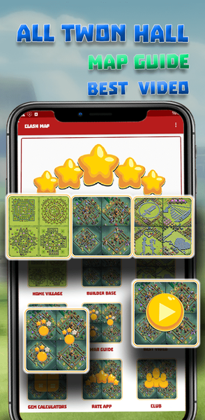 clash maps layout Base link - عکس برنامه موبایلی اندروید