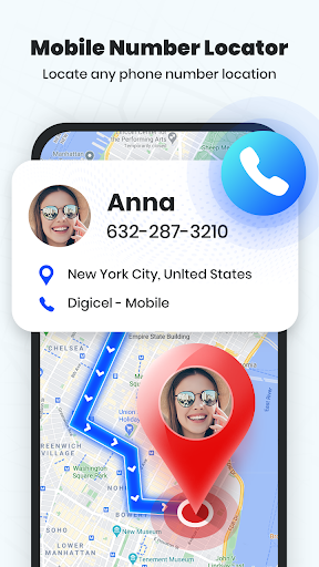 Live Mobile Number Locator - عکس برنامه موبایلی اندروید