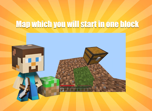 One Block Survival Map for Min - Image screenshot of android app
