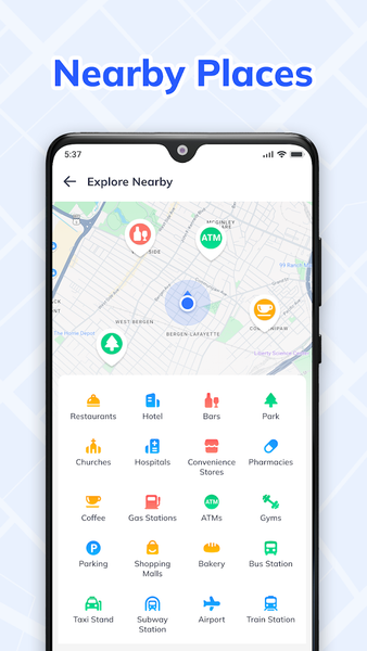 Voice GPS Navigation: GPS Map - عکس برنامه موبایلی اندروید