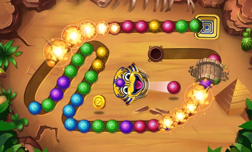 Marble Shoot - Egyptian - Marble shooting - Gameplay image of android game