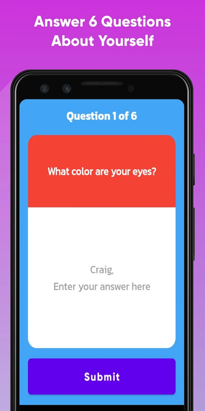 How Well Do You Know Me? Quiz - Gameplay image of android game