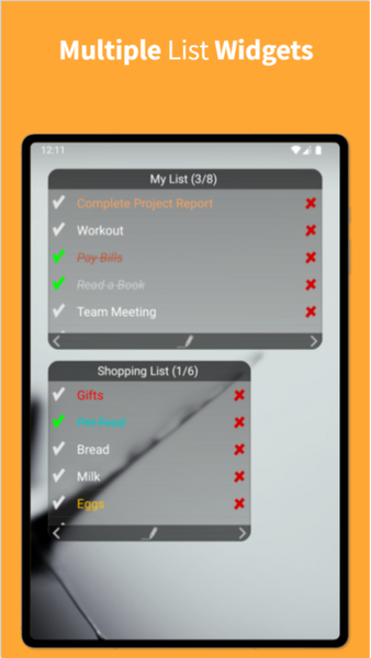To Do Notes: Checklist Widget - عکس برنامه موبایلی اندروید