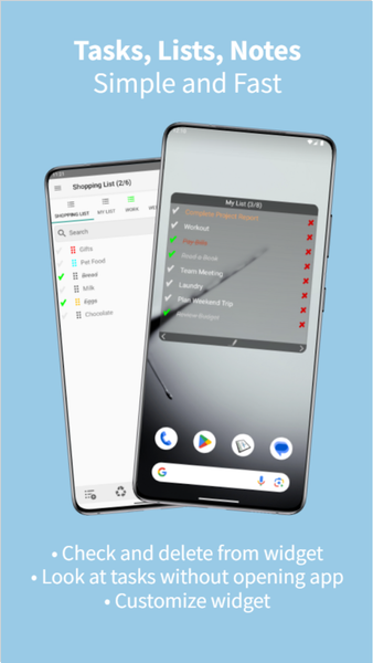 To Do Notes: Checklist Widget - عکس برنامه موبایلی اندروید