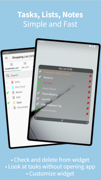 To Do Notes: Checklist Widget - عکس برنامه موبایلی اندروید