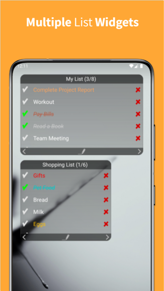 To Do Notes: Checklist Widget - عکس برنامه موبایلی اندروید