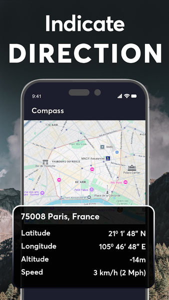 Compass App, Digital Compass - عکس برنامه موبایلی اندروید