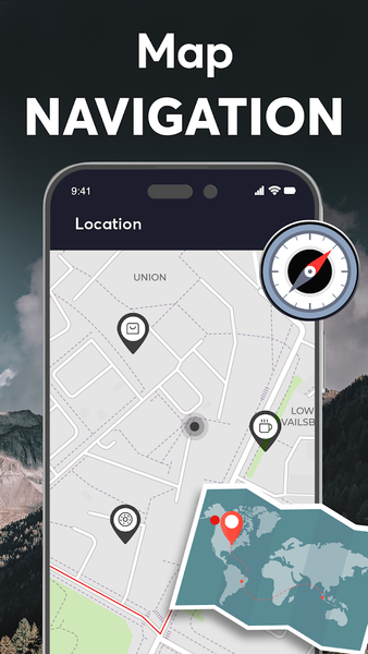 Compass App, Digital Compass - عکس برنامه موبایلی اندروید