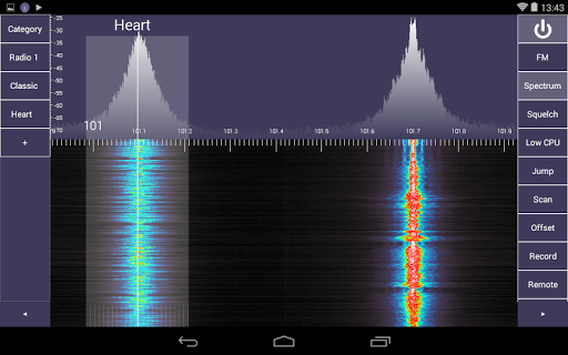 SDR Touch - Live radio via USB - عکس برنامه موبایلی اندروید