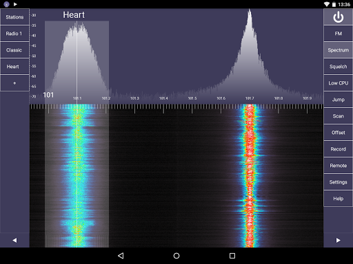 SDR Touch - Live radio via USB - عکس برنامه موبایلی اندروید