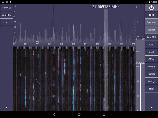 SDR Touch - Live radio via USB - عکس برنامه موبایلی اندروید