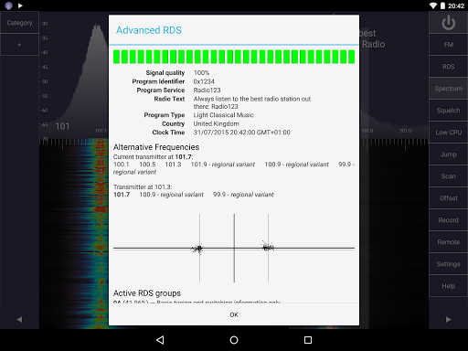 SDR Touch - Live radio via USB - عکس برنامه موبایلی اندروید