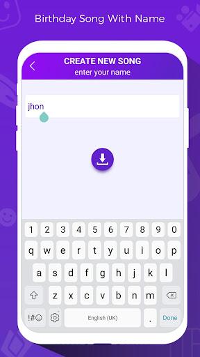 Birthday Song with Name - عکس برنامه موبایلی اندروید