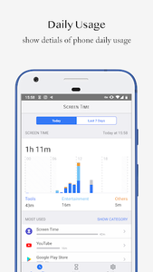 Screen Time - Restrain yoursel - Image screenshot of android app