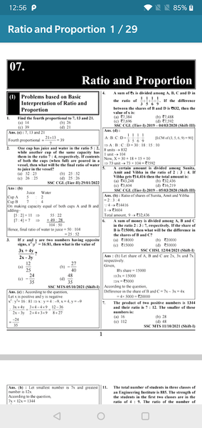 Math for All Competitive Exam - Image screenshot of android app