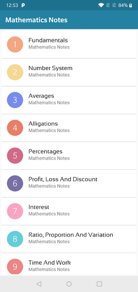 Math for All Competitive Exam - Image screenshot of android app