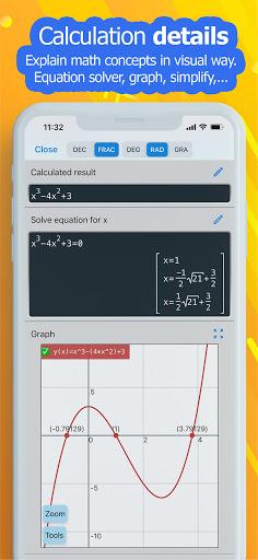 Math camera calculator solver - عکس برنامه موبایلی اندروید