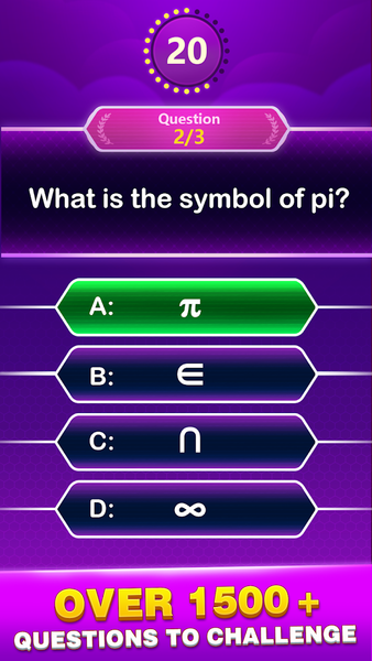 Math Trivia - Quiz Puzzle Game - Gameplay image of android game