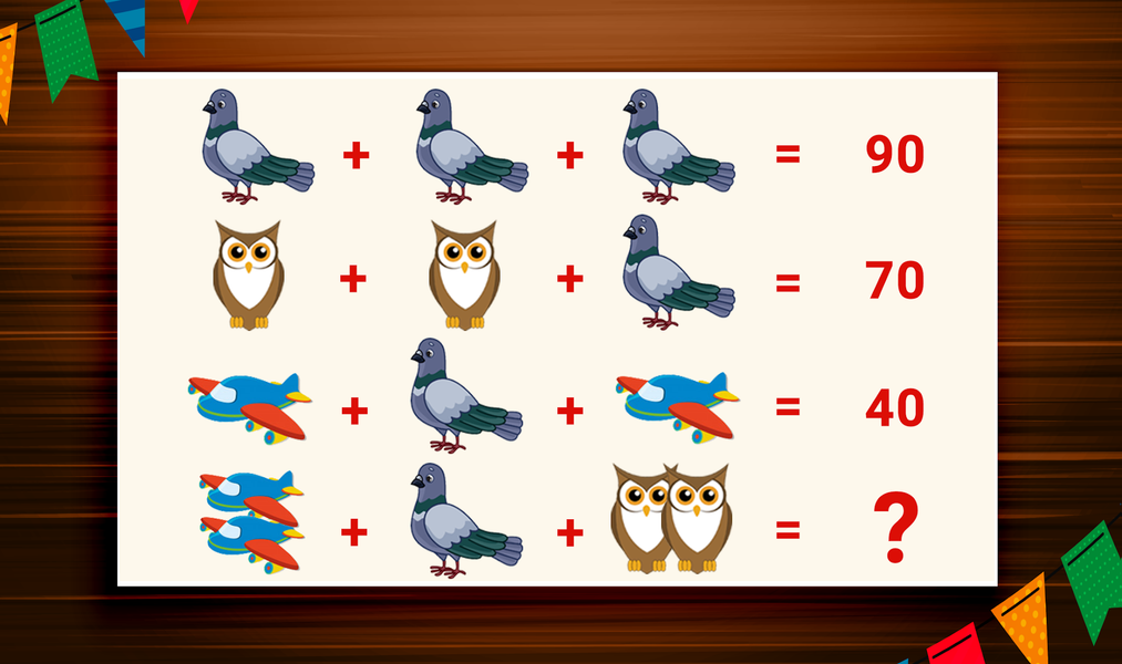 Math riddles challenge - Image screenshot of android app