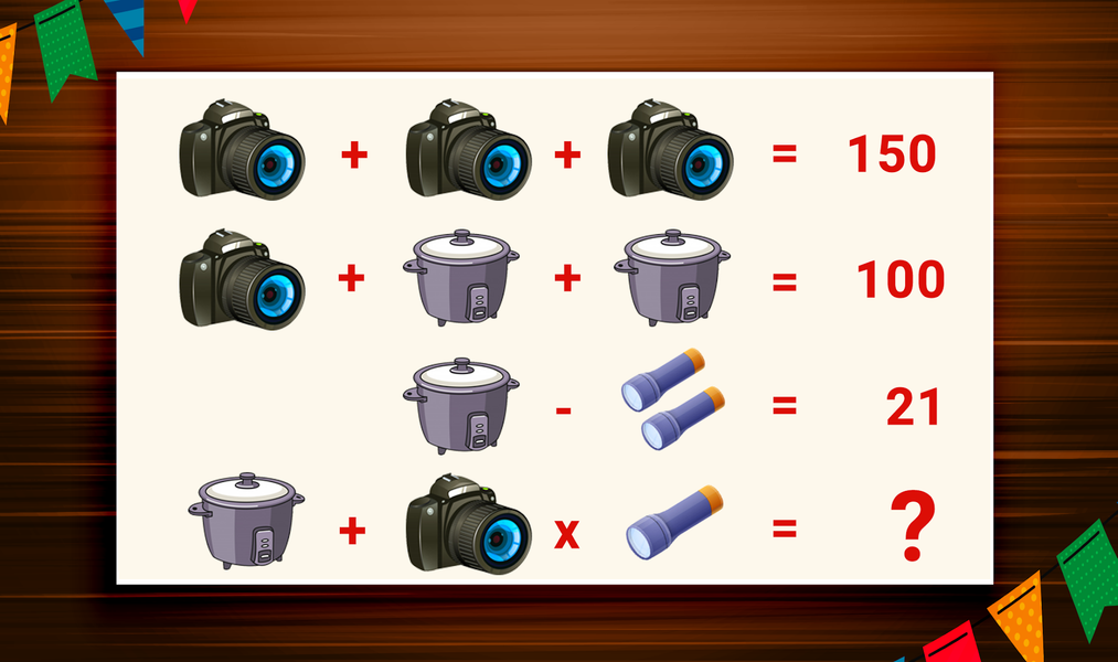 Math riddles challenge - Image screenshot of android app