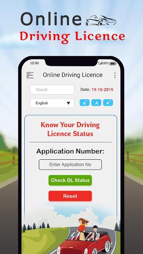 Driving License Online Apply - Image screenshot of android app