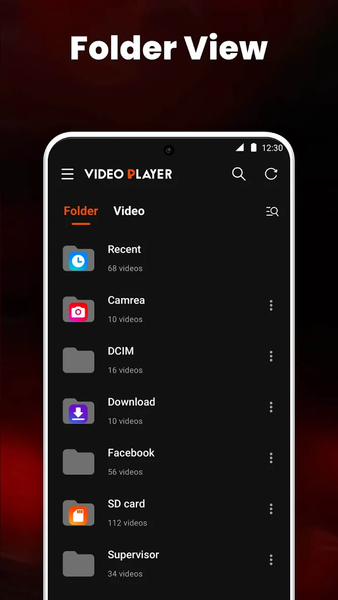 Video Player All Format HD - عکس برنامه موبایلی اندروید