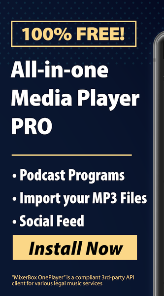Music App Download Podcast Pro - عکس برنامه موبایلی اندروید