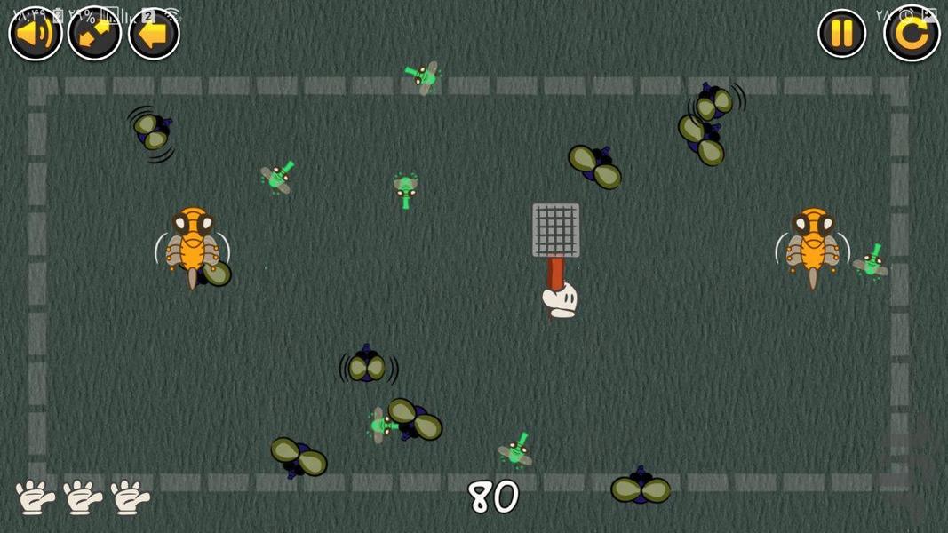 Flies - Gameplay image of android game