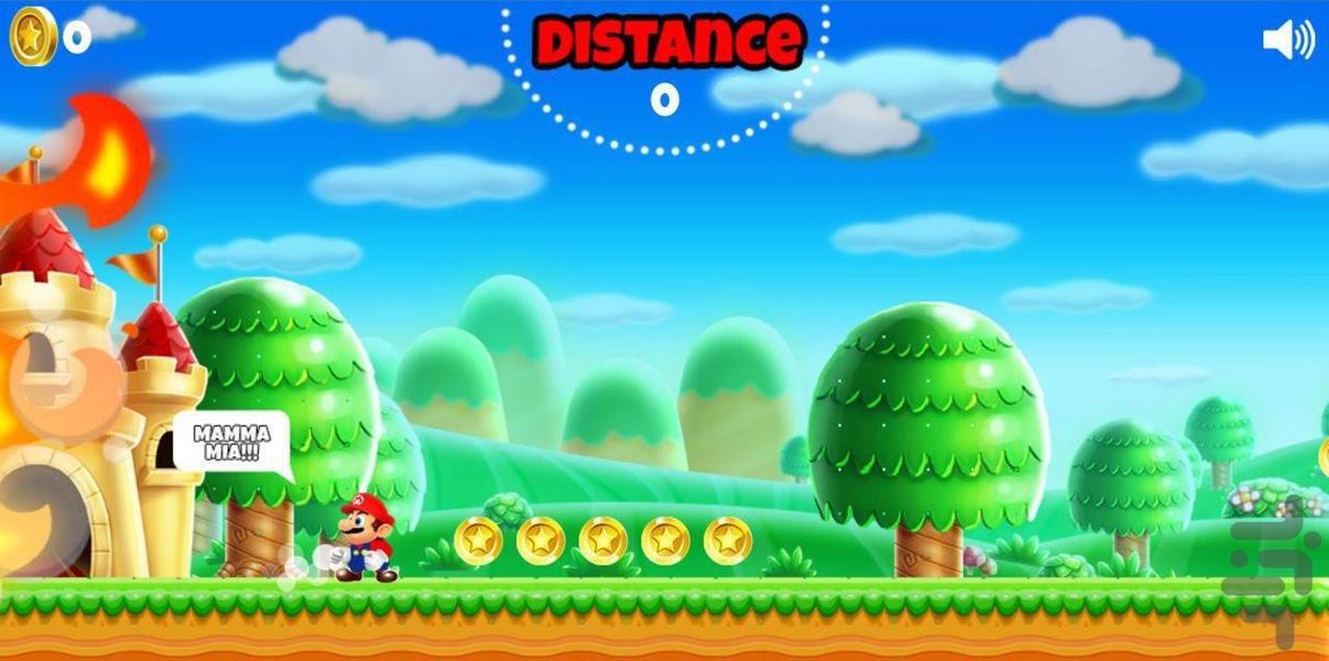 Super Mario - Gameplay image of android game