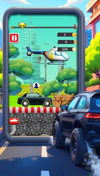 ماشین سواری کودکانه - Gameplay image of android game
