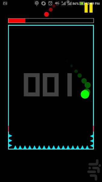 توپ و دیوار - Gameplay image of android game
