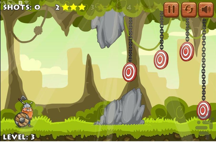 پرتاب تبر - عکس بازی موبایلی اندروید