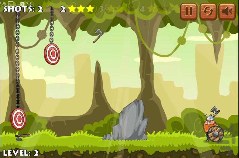 پرتاب تبر - عکس بازی موبایلی اندروید