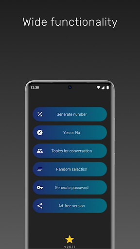 Random Number Generator - عکس برنامه موبایلی اندروید