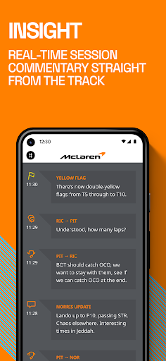 McLaren Racing - عکس برنامه موبایلی اندروید