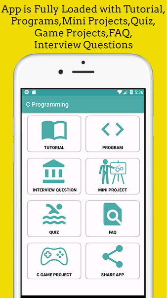 Learn C Programming  App - عکس برنامه موبایلی اندروید