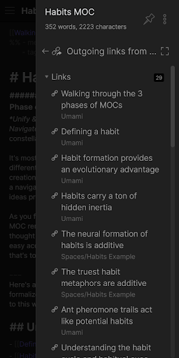 Obsidian - عکس برنامه موبایلی اندروید