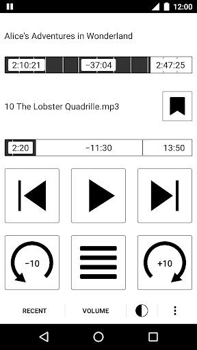 Simple Audiobook Player - عکس برنامه موبایلی اندروید