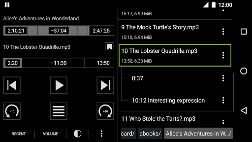 Simple Audiobook Player - عکس برنامه موبایلی اندروید
