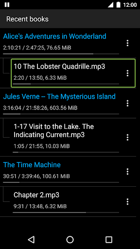 Simple Audiobook Player - عکس برنامه موبایلی اندروید