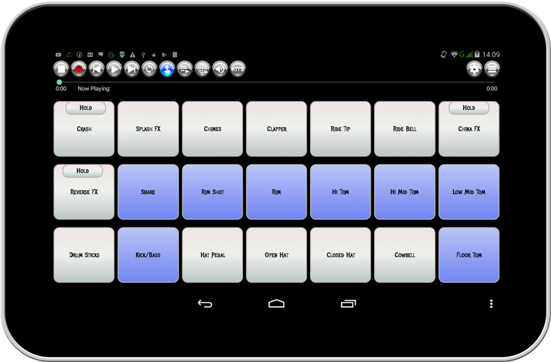 Drum Pads Lite - عکس برنامه موبایلی اندروید