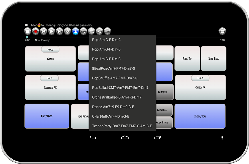 Drum Pads Lite - عکس برنامه موبایلی اندروید