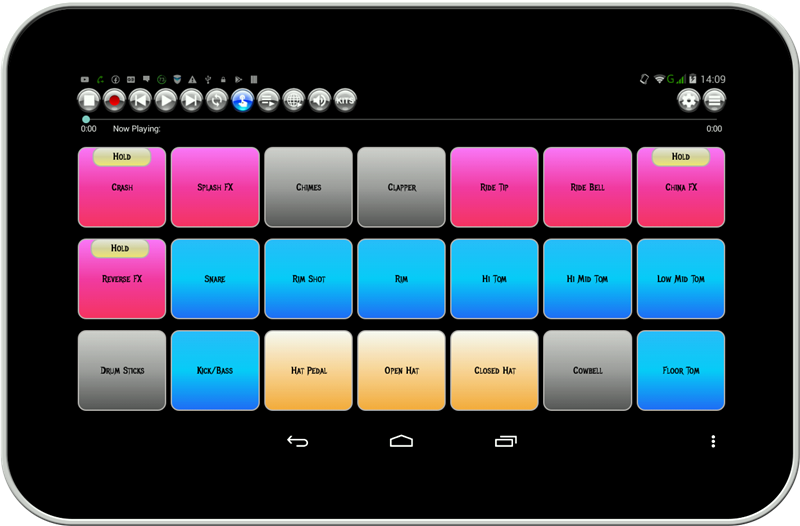 Drum Pads Lite - عکس برنامه موبایلی اندروید