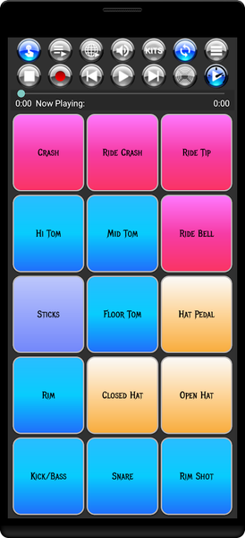 Drum Pads Lite - عکس برنامه موبایلی اندروید
