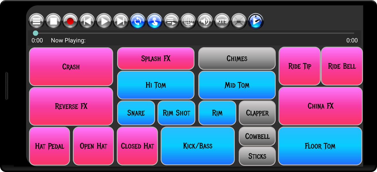 Drum Pads Lite - عکس برنامه موبایلی اندروید