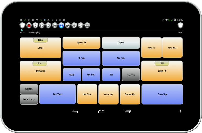 Drum Pads Lite - عکس برنامه موبایلی اندروید