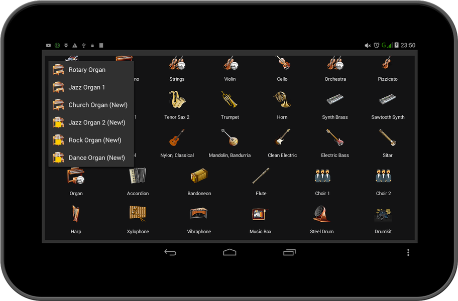 Strings and Piano Keyboard - Image screenshot of android app