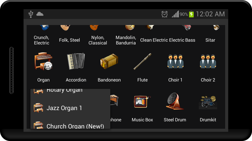 Strings and Piano Keyboard - Image screenshot of android app