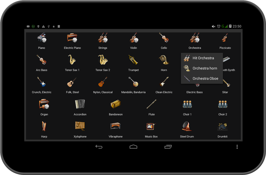 Strings and Piano Keyboard - Image screenshot of android app