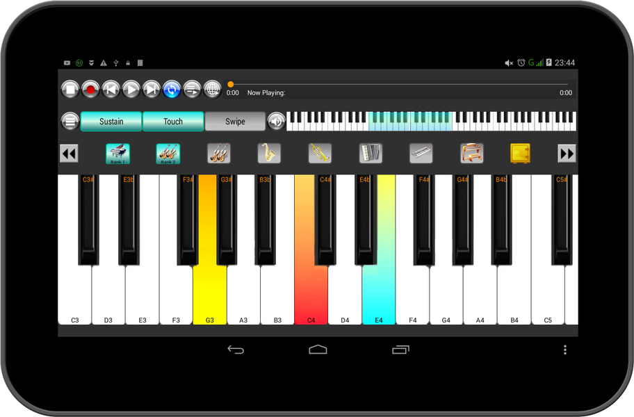 Strings and Piano Keyboard - Image screenshot of android app